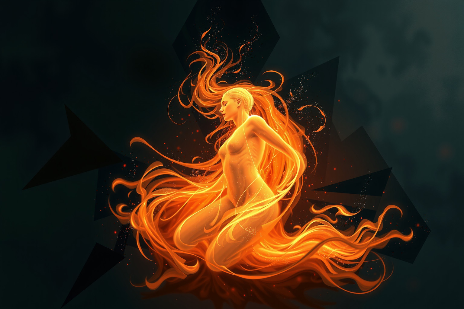 Pulire con il fuoco simboleggia rinascita e liberazione interiore profonda.