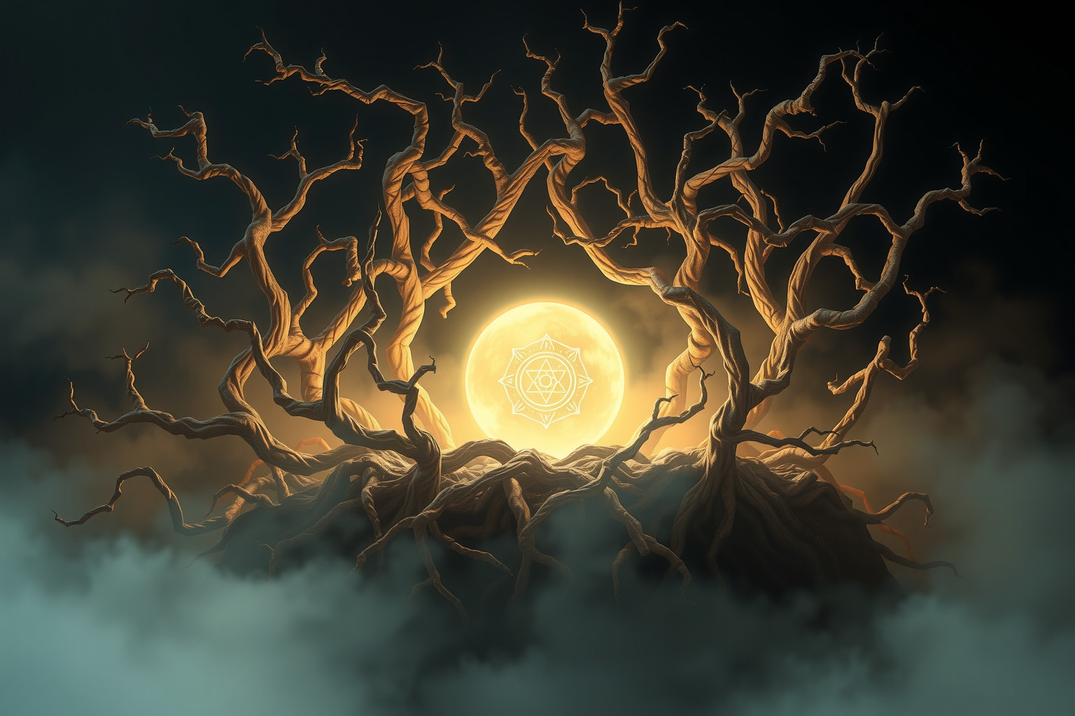 Le radici simboleggiano difesa di confini e valori personali.