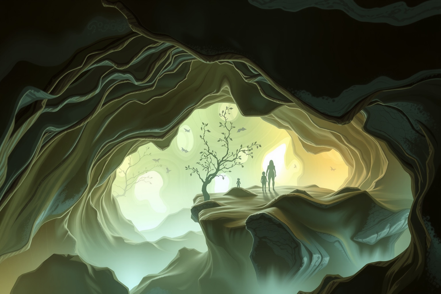 Il rifugio sotterraneo nei sogni simboleggia protezione interiore nascosta.