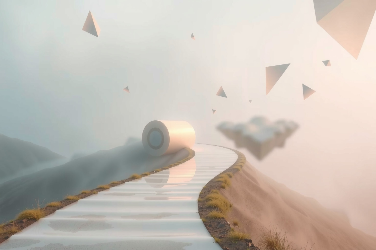 Il rullo compressore simboleggia il superamento di ostacoli inevitabili.