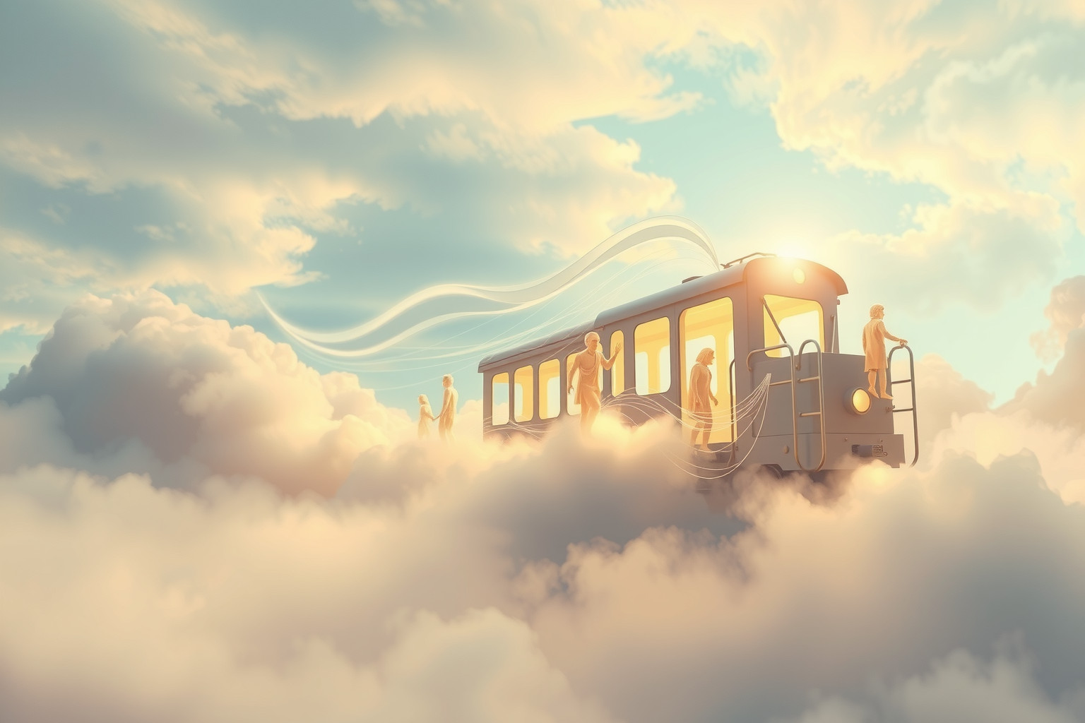 Salire sul treno simboleggia nuovi inizi e sfide imminenti.