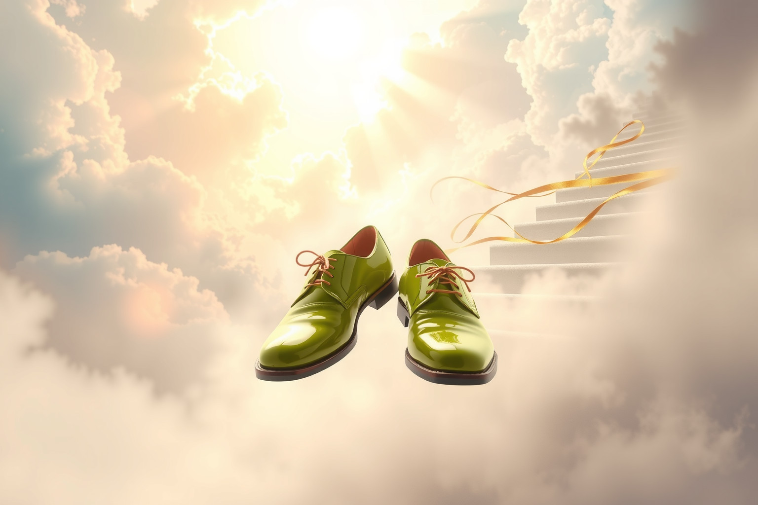 Le scarpe di vernice nuove simboleggiano ambizione e trasformazione personale.