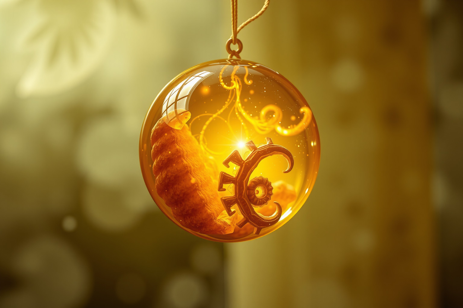 L’ambra racchiude il tempo, conservando memoria e preziosità antica.