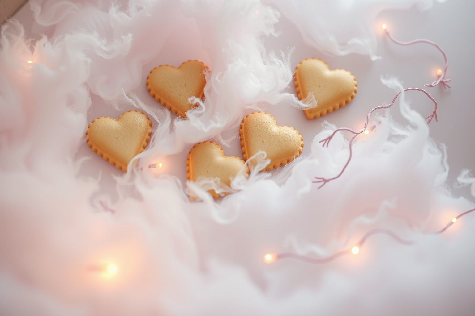 Sognare biscotti a forma di cuore simboleggia amore e dolcezza.