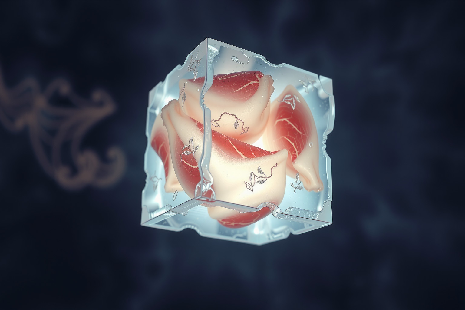 Sognare carne congelata simboleggia emozioni represse e desideri nascosti.