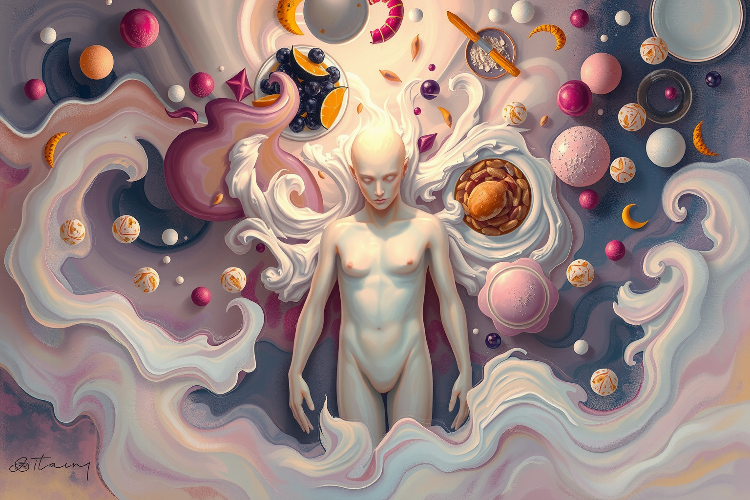 Sognare abbuffate riflette spesso ansia e senso di colpa interiore.