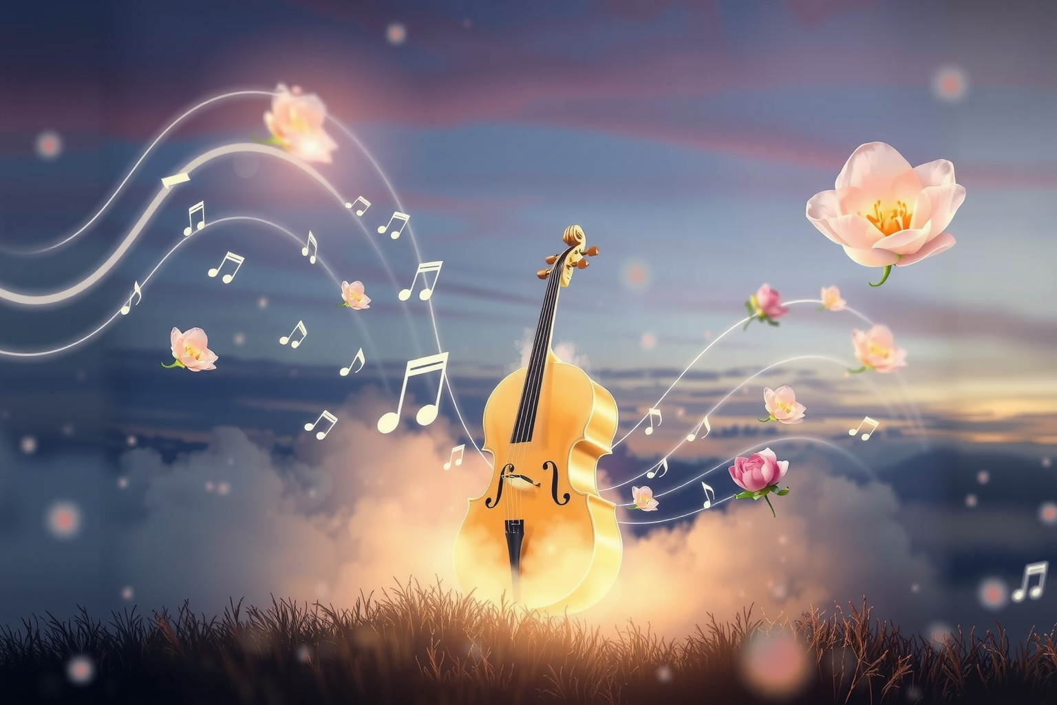 Sognare un violoncello simboleggia crescita personale e armonia interiore.