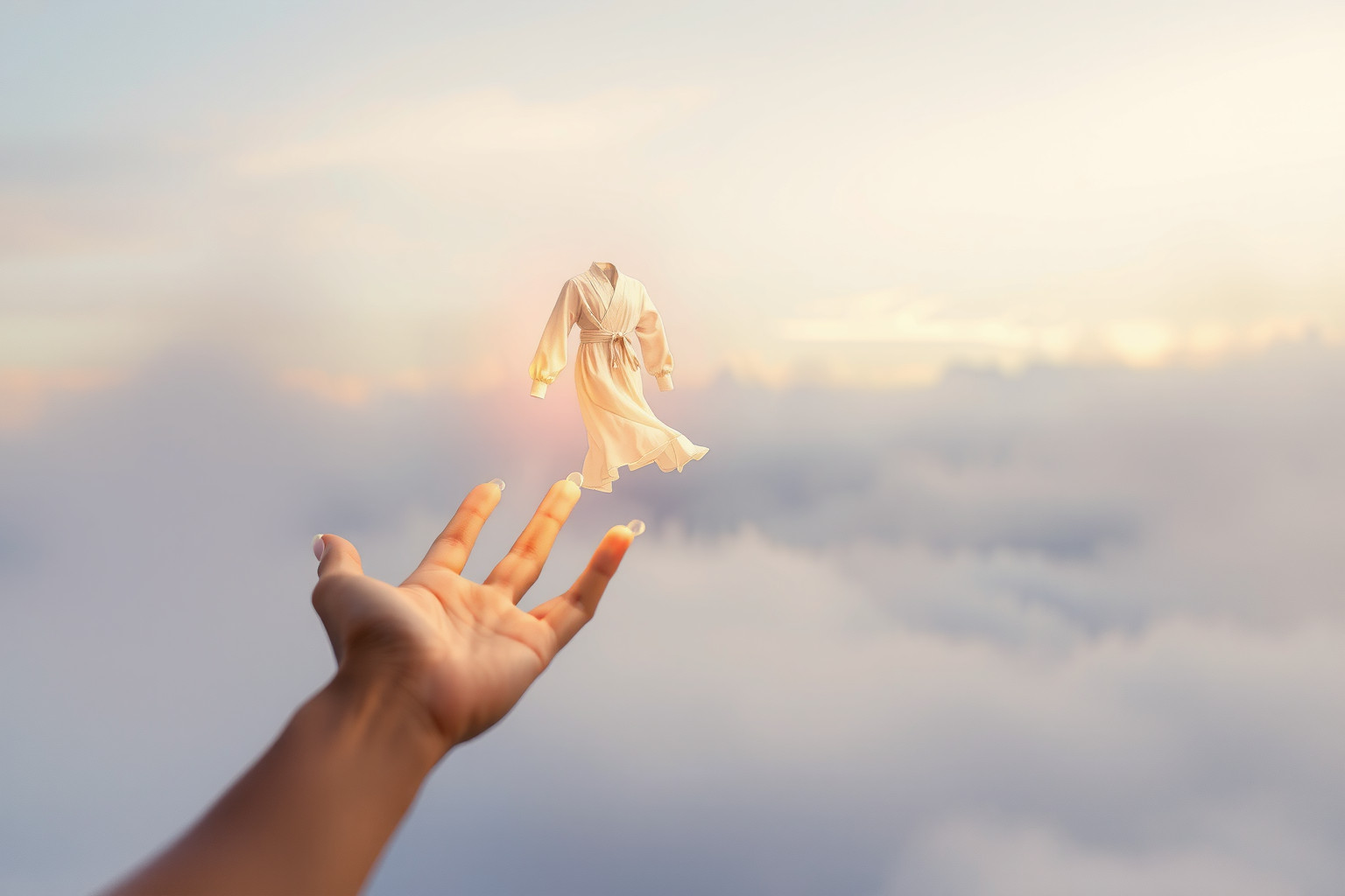 Sognare di afferrare un indumento simboleggia sicurezza e identità.