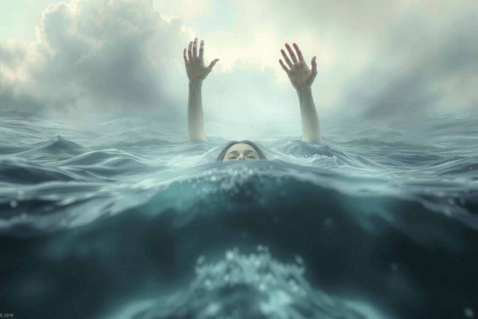 Sognare di annegare simboleggia paura profonda e perdita di controllo.