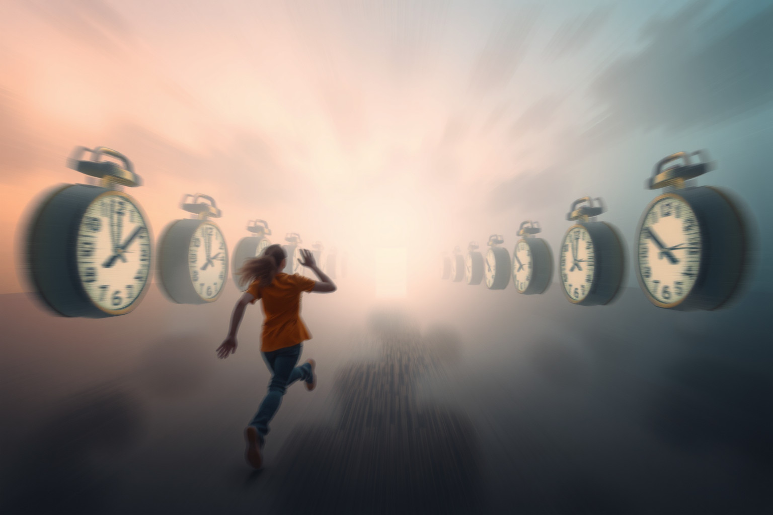 Sognare ritardi a un dibattito riflette ansia da opportunità mancate.