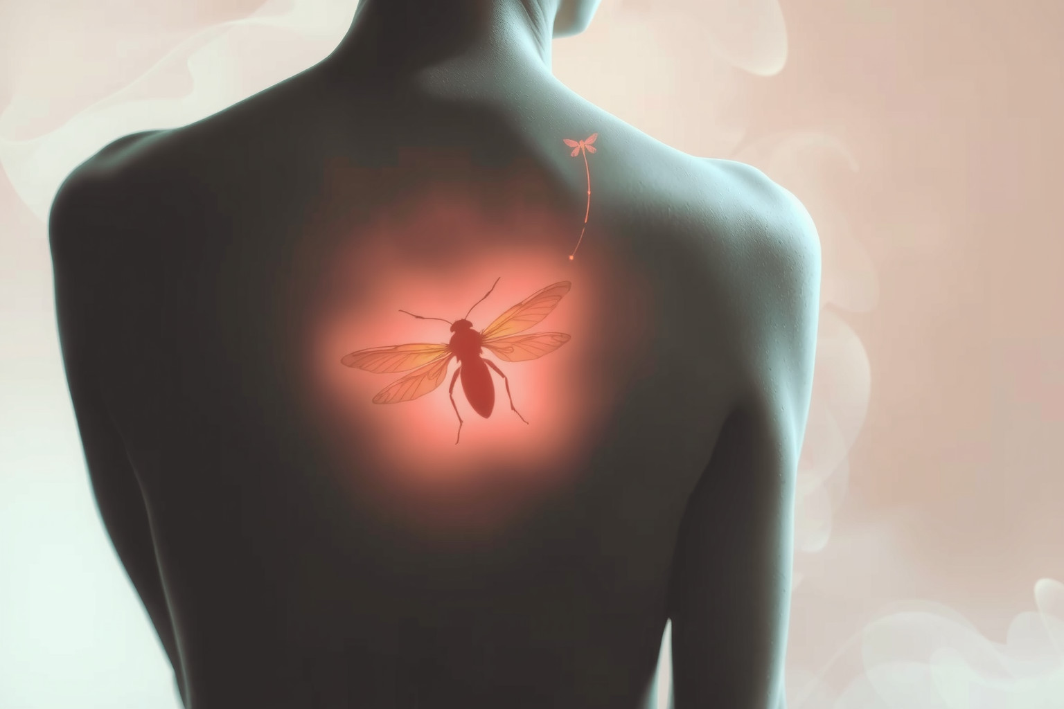 Sognare insetti dalle scapole simboleggia ansie nascoste e problemi irrisolti.