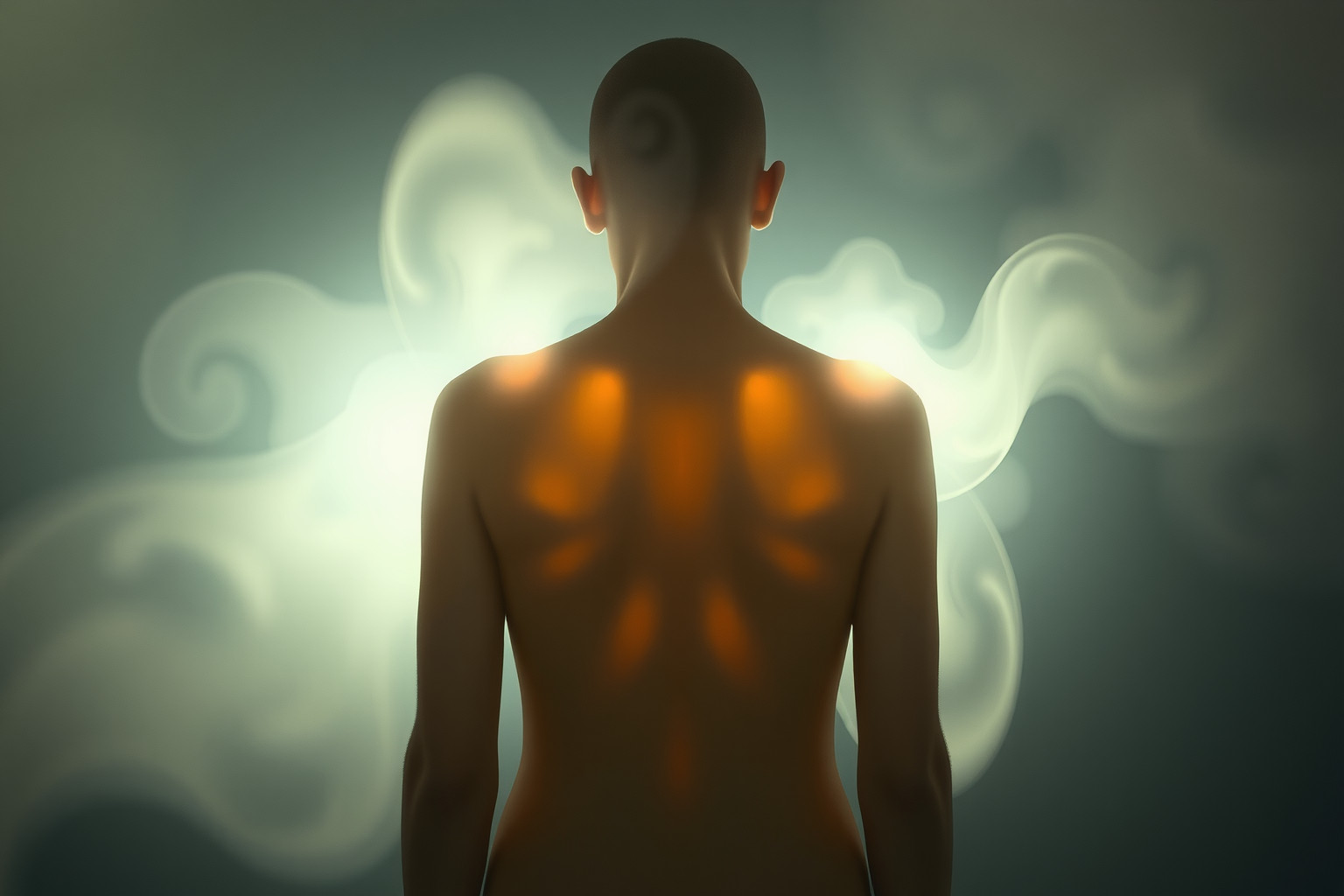 Sognare buchi nelle scapole indica perdita di protezione emotiva.