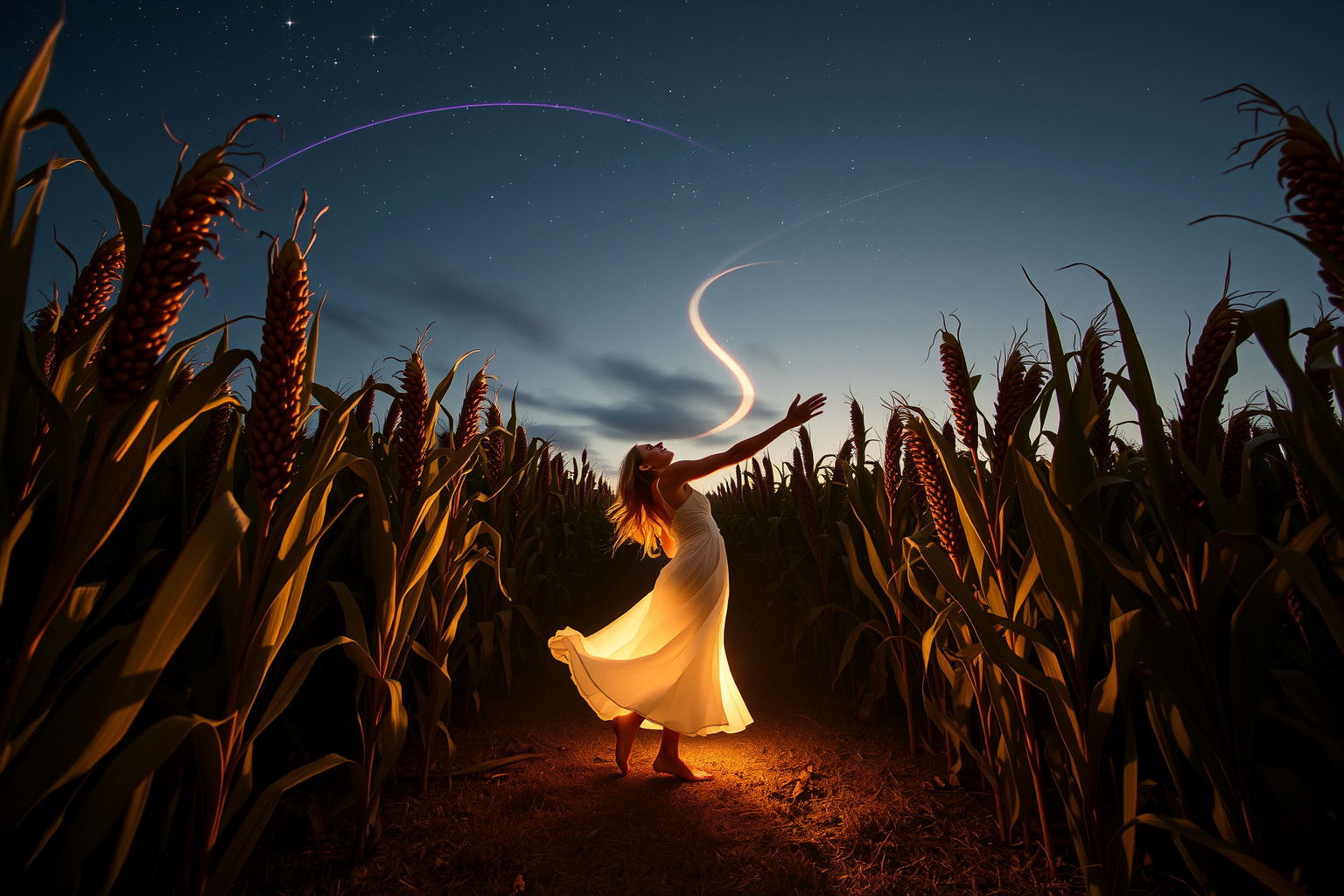 Sognare di ballare nel mais simboleggia gioia e celebrazione interiore.