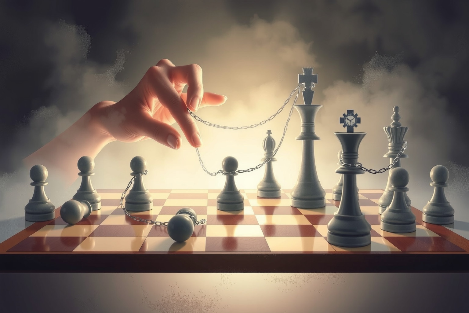 Sognare di barare a scacchi riflette conflitti interiori di onestà.