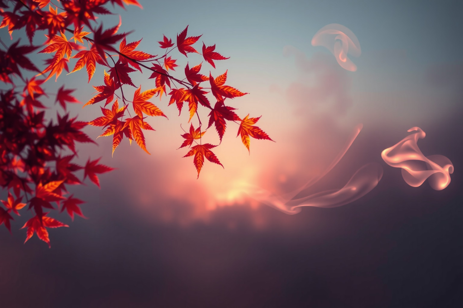 Sognare foglie d'acero bruciate simboleggia rinascita e cambiamento interiore.