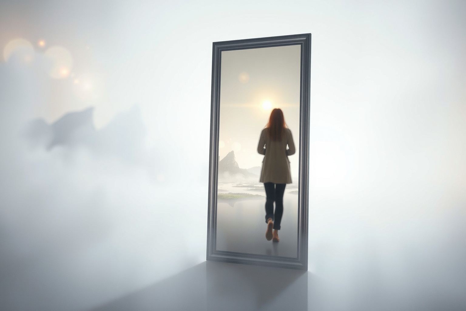 Sognare specchi riflette il desiderio di esplorare realtà parallele.