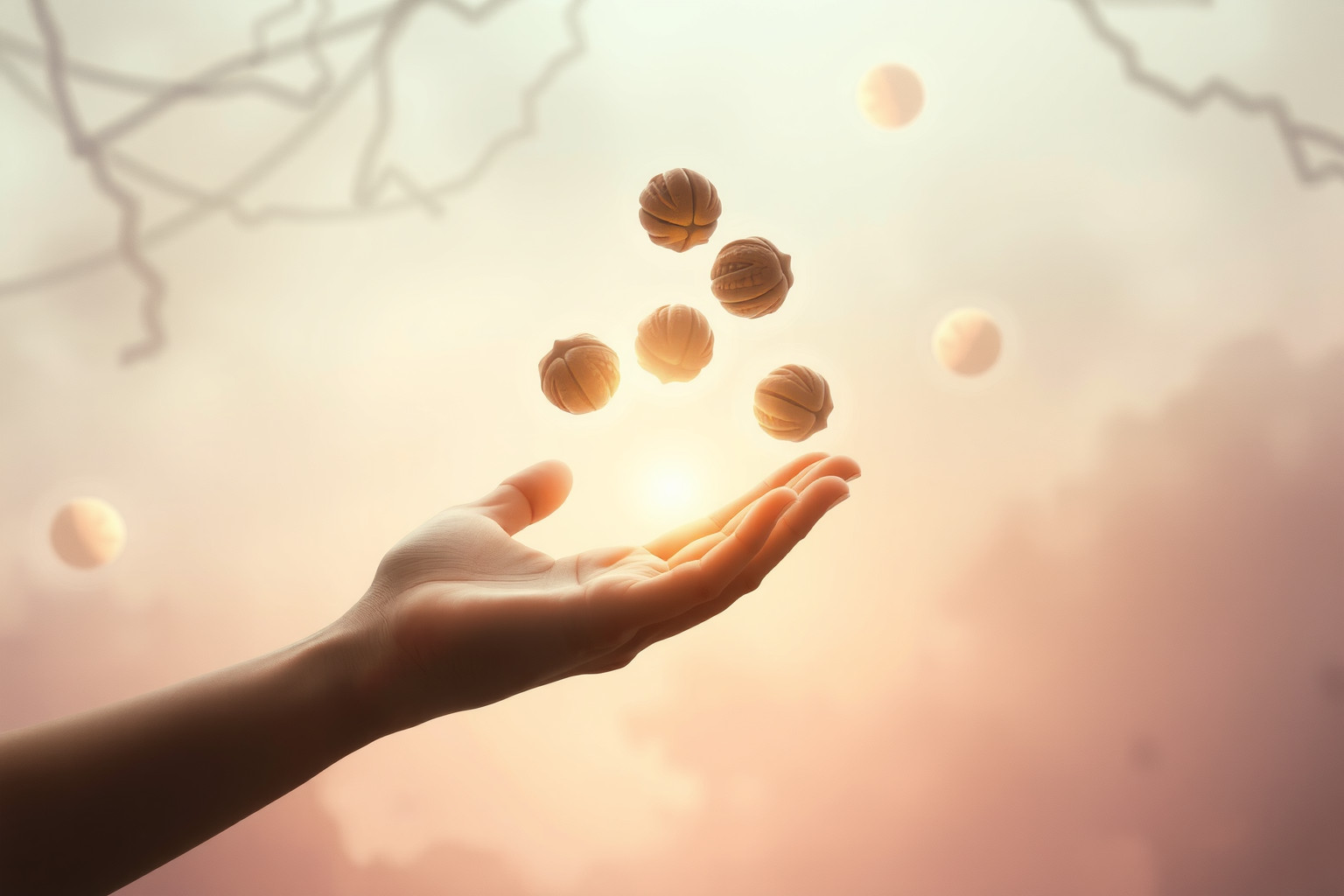 Sognare noci di pecan indica prosperità e successo personale imminente.