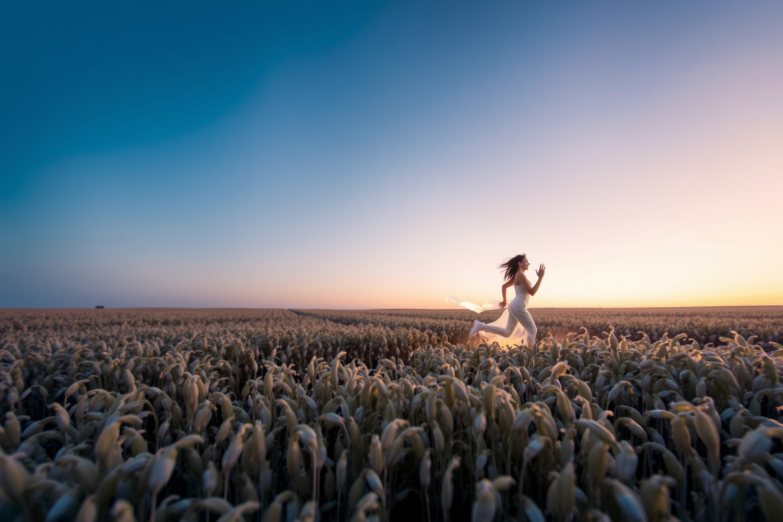 Sognare di correre in un campo di semi simboleggia nuove opportunità.