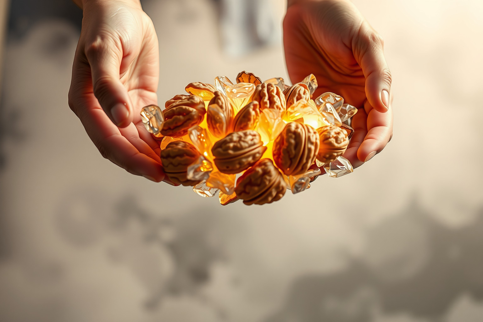 Sognare gusci di noce costruiti simboleggia creatività e protezione interiore.