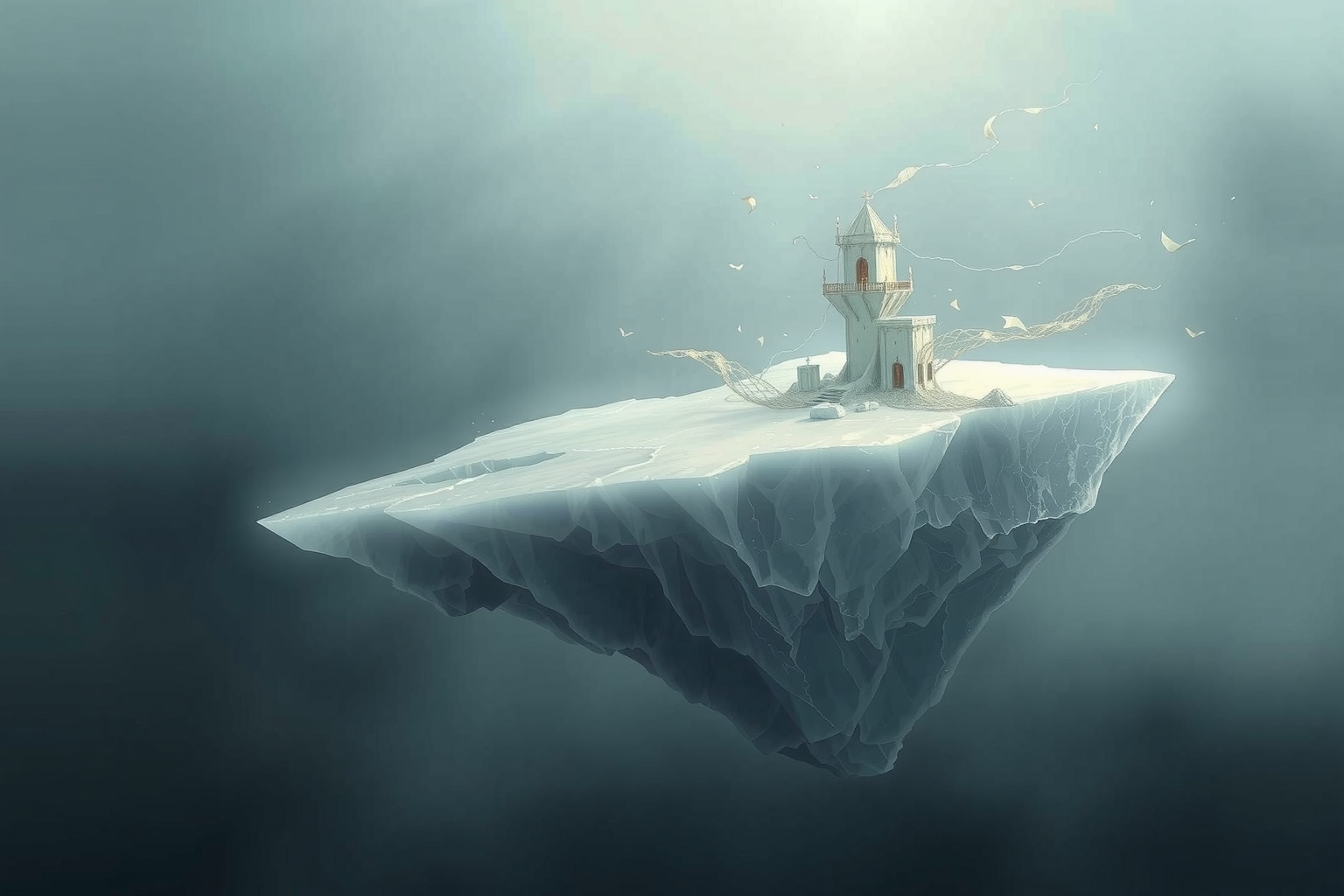 Sognare di costruire su un iceberg simboleggia sforzi vani e fragili.