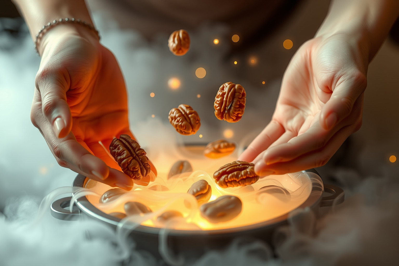 Sognare noci di pecan indica creatività e ricchezza interiore.