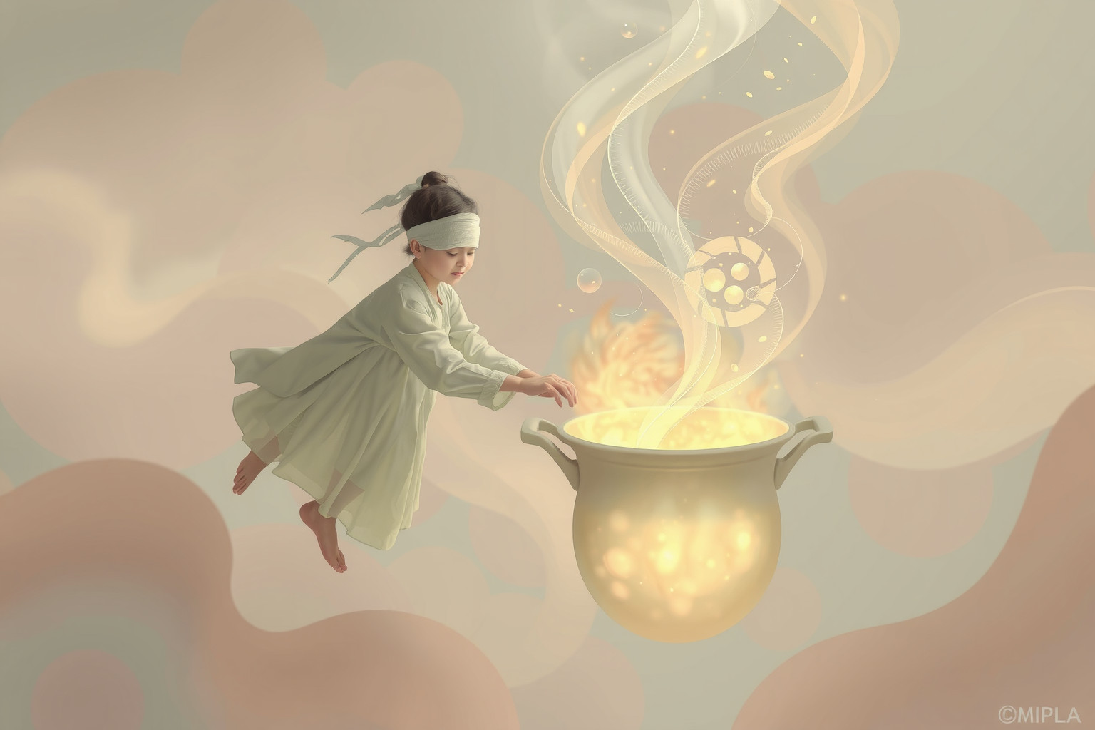 Sognare di cucinare bendati simboleggia fiducia e intui­tività nascosta.