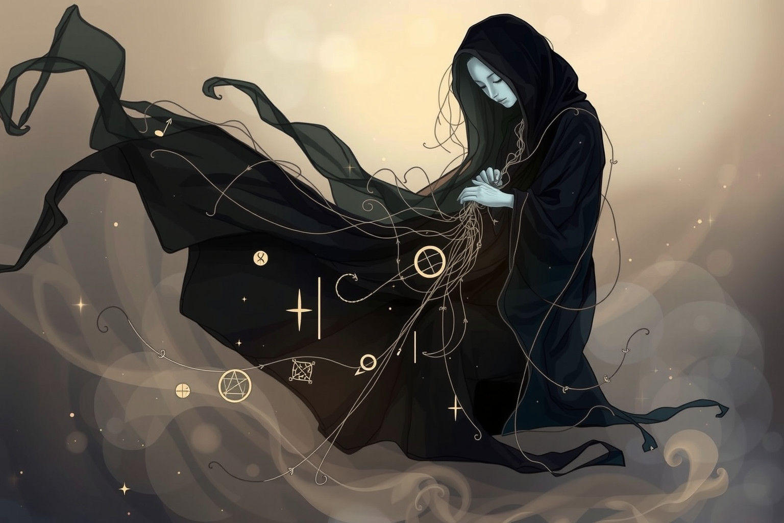 Sognare abito da lutto simboleggia trasformazione e fine cicli emotivi.