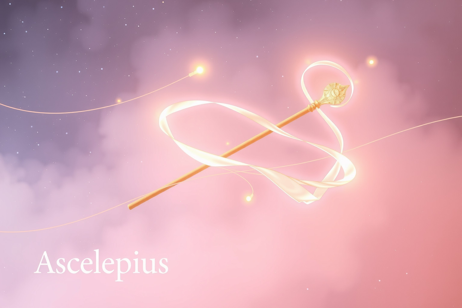 Sognare il Bastone di Asclepio simboleggia guarigione e protezione divina.
