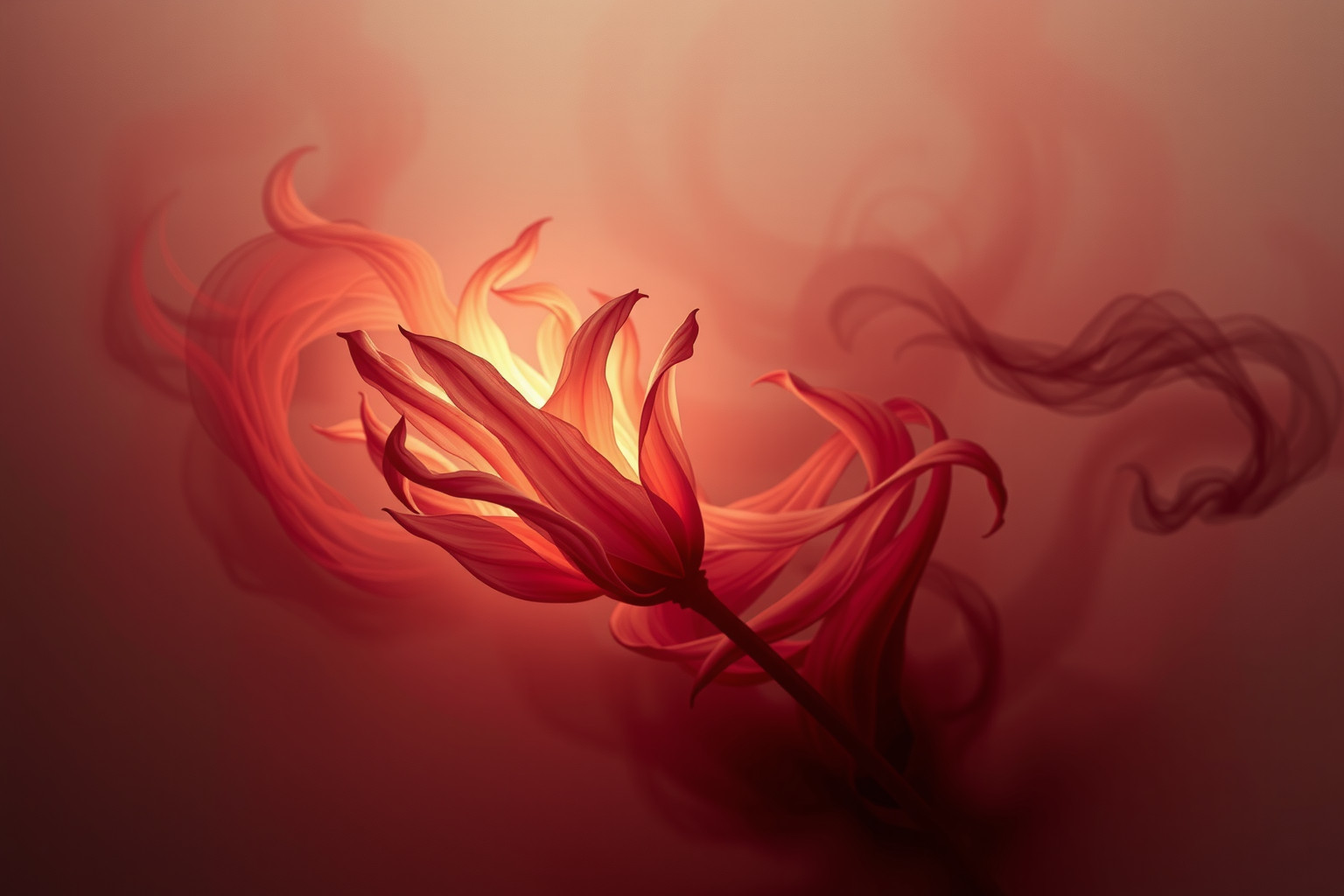 Sognare un floriano distrutto riflette rabbia e auto-sabotaggio interiore.