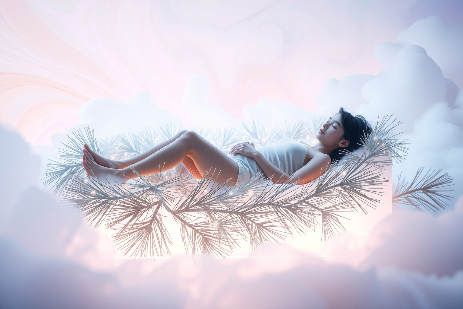 Sognare un letto di aghi di pino simboleggia rigenerazione e protezione.