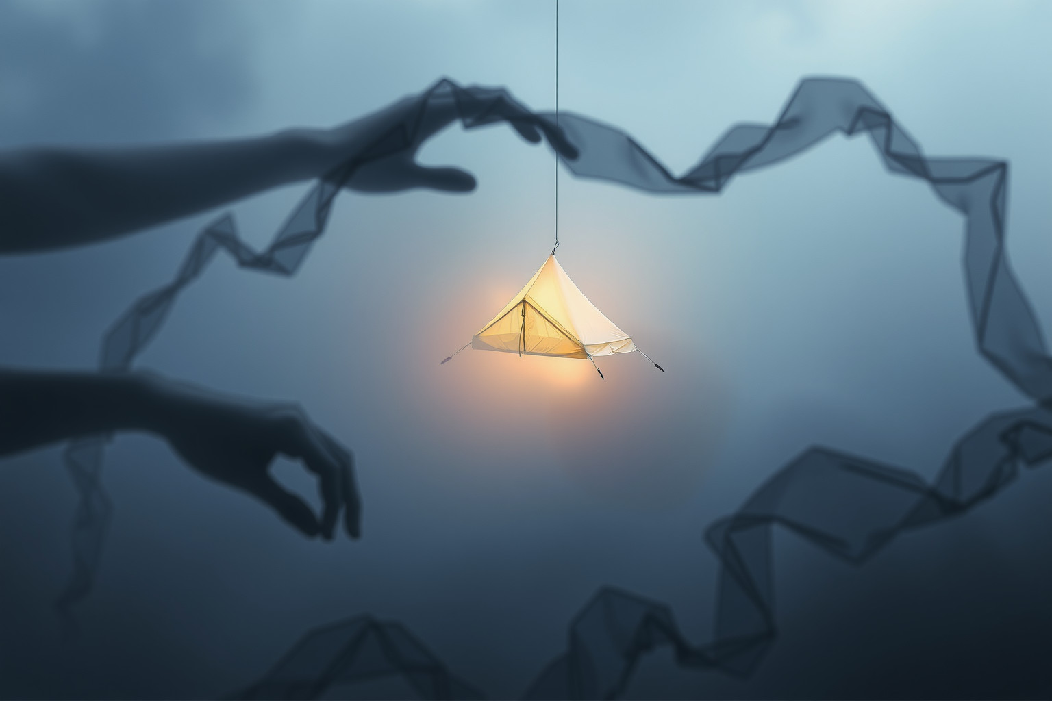 Sognare attacchi in tenda riflette paure di vulnerabilità emotiva.