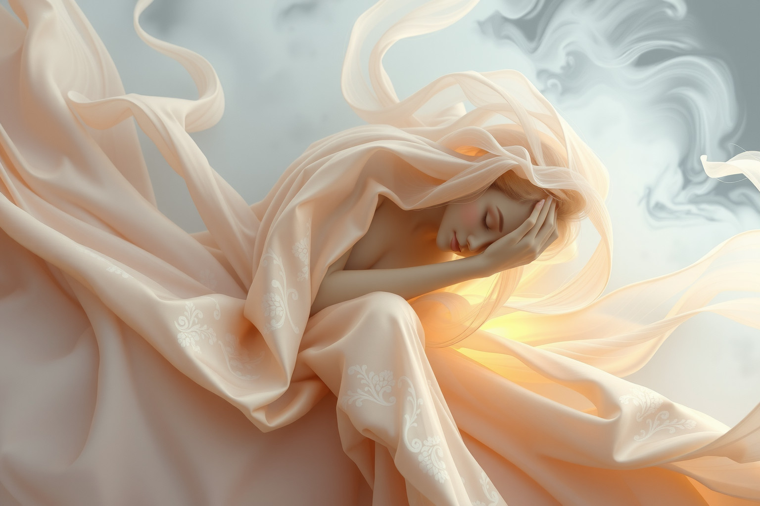 Sognare damasco simboleggia lusso, protezione e raffinata eleganza.