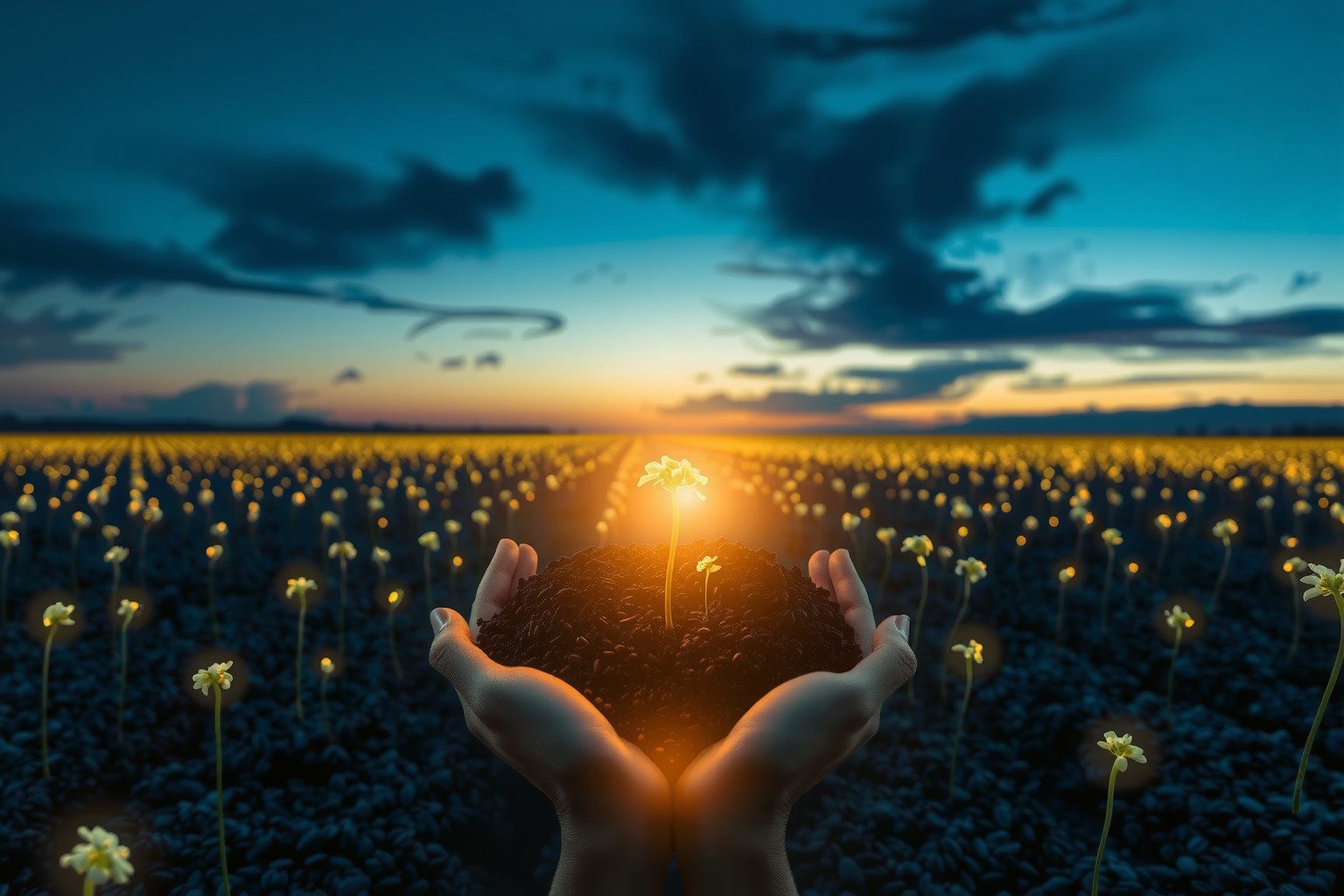 Sognare un campo di semi simboleggia crescita e nuove opportunità.