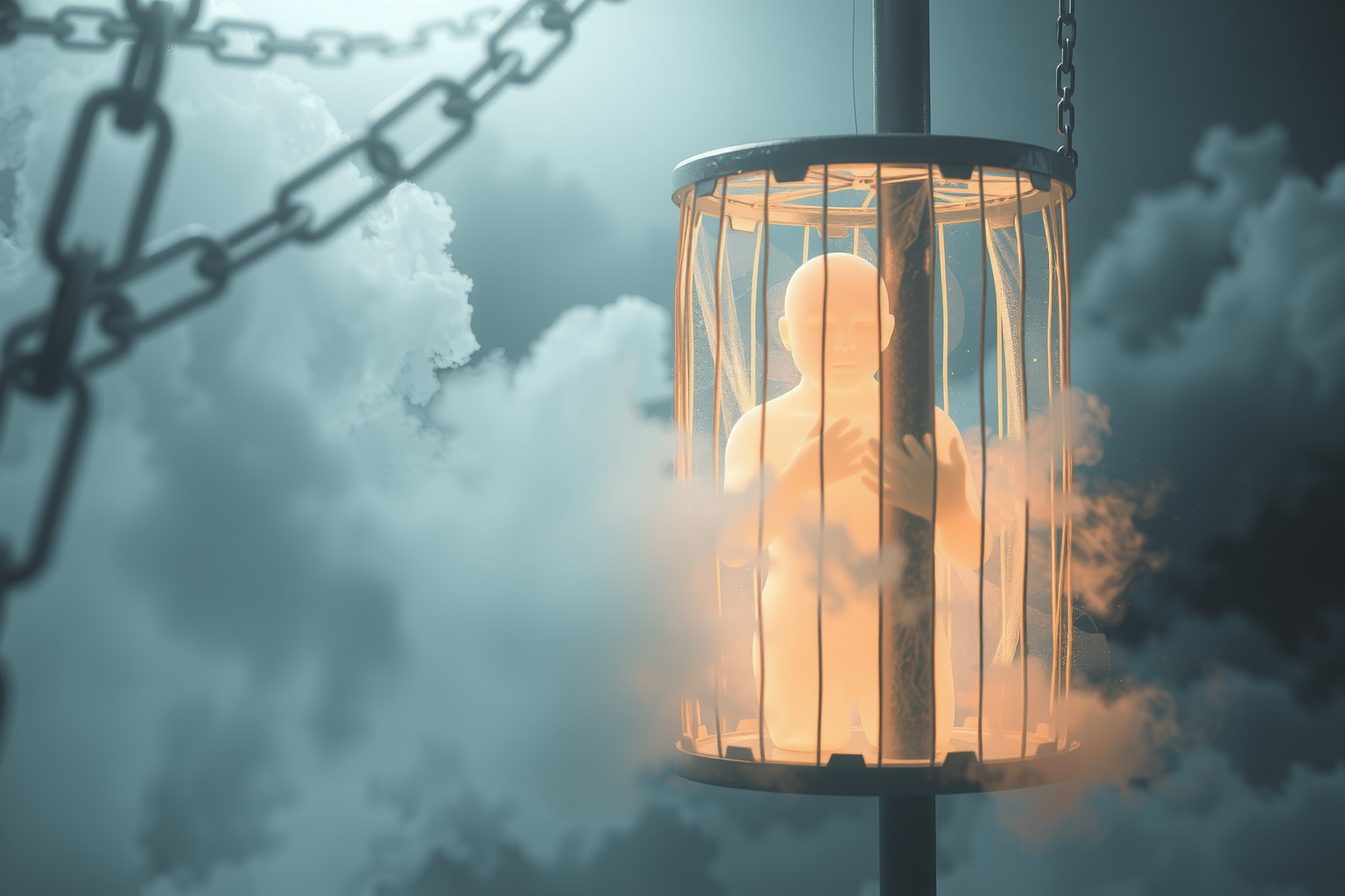 Sognare l'ingiusta prigionia riflette colpa interiore e frustrazione nascosta.