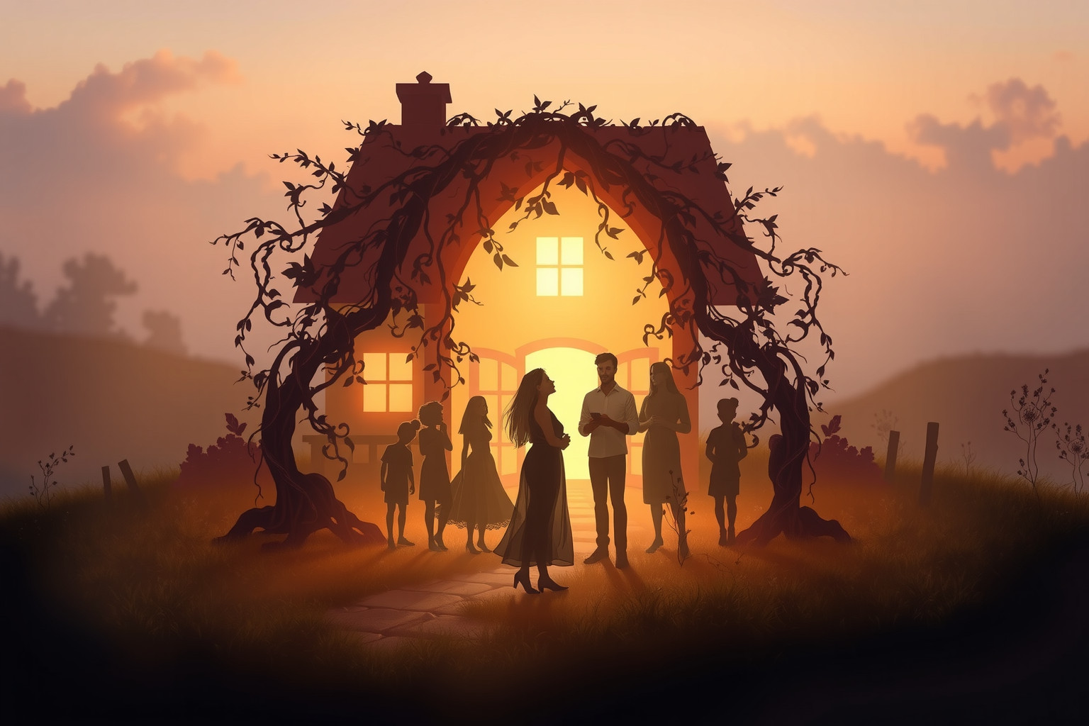 Sognare una casa di campagna riflette il desiderio di comunità e accoglienza.