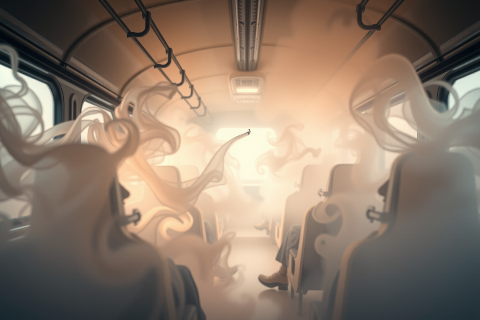 Sognare di fumare in vagone indica desiderio di libertà personale.