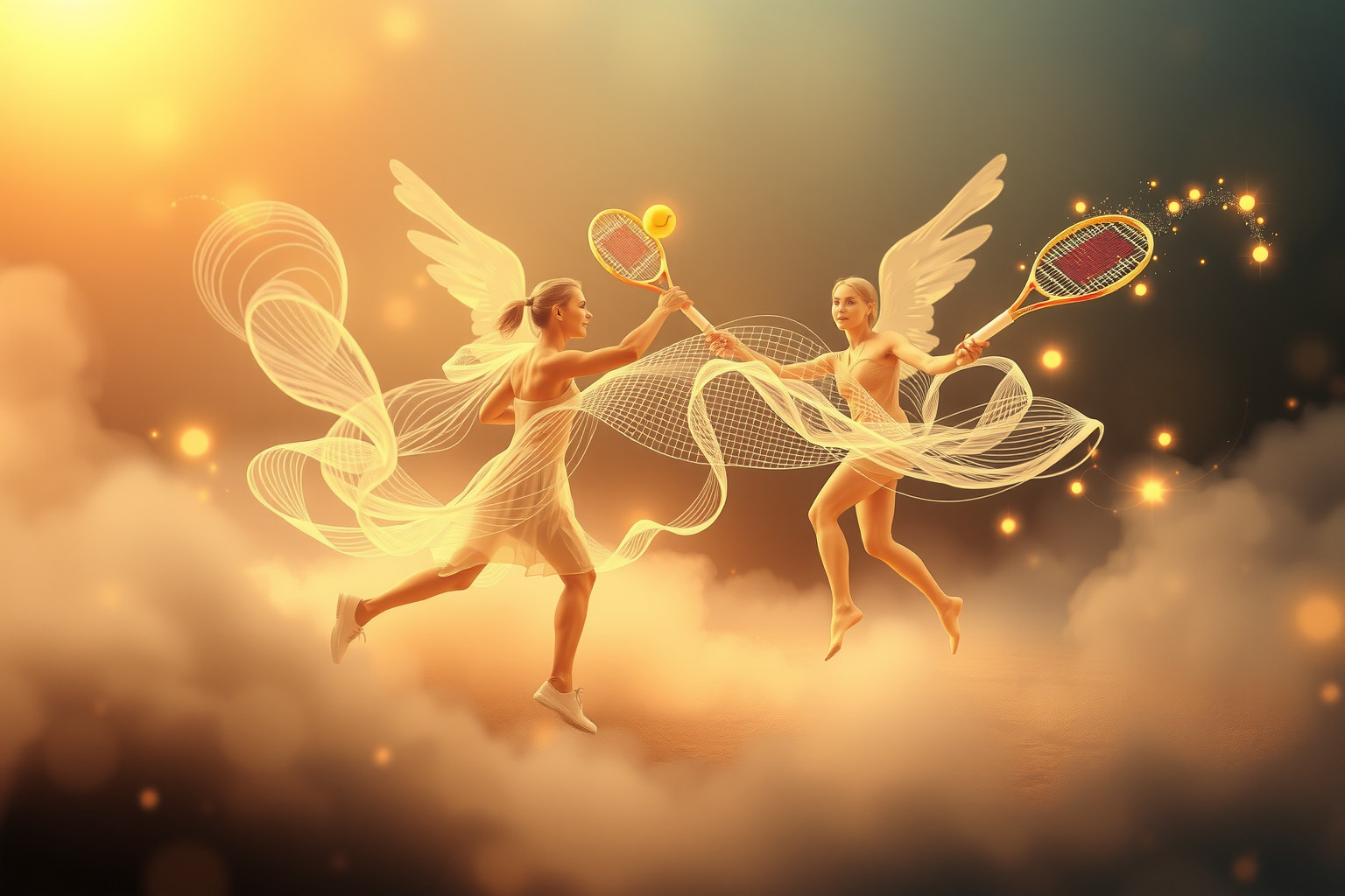 Sognare tennis con un amico riflette armonia e collaborazione profonda.