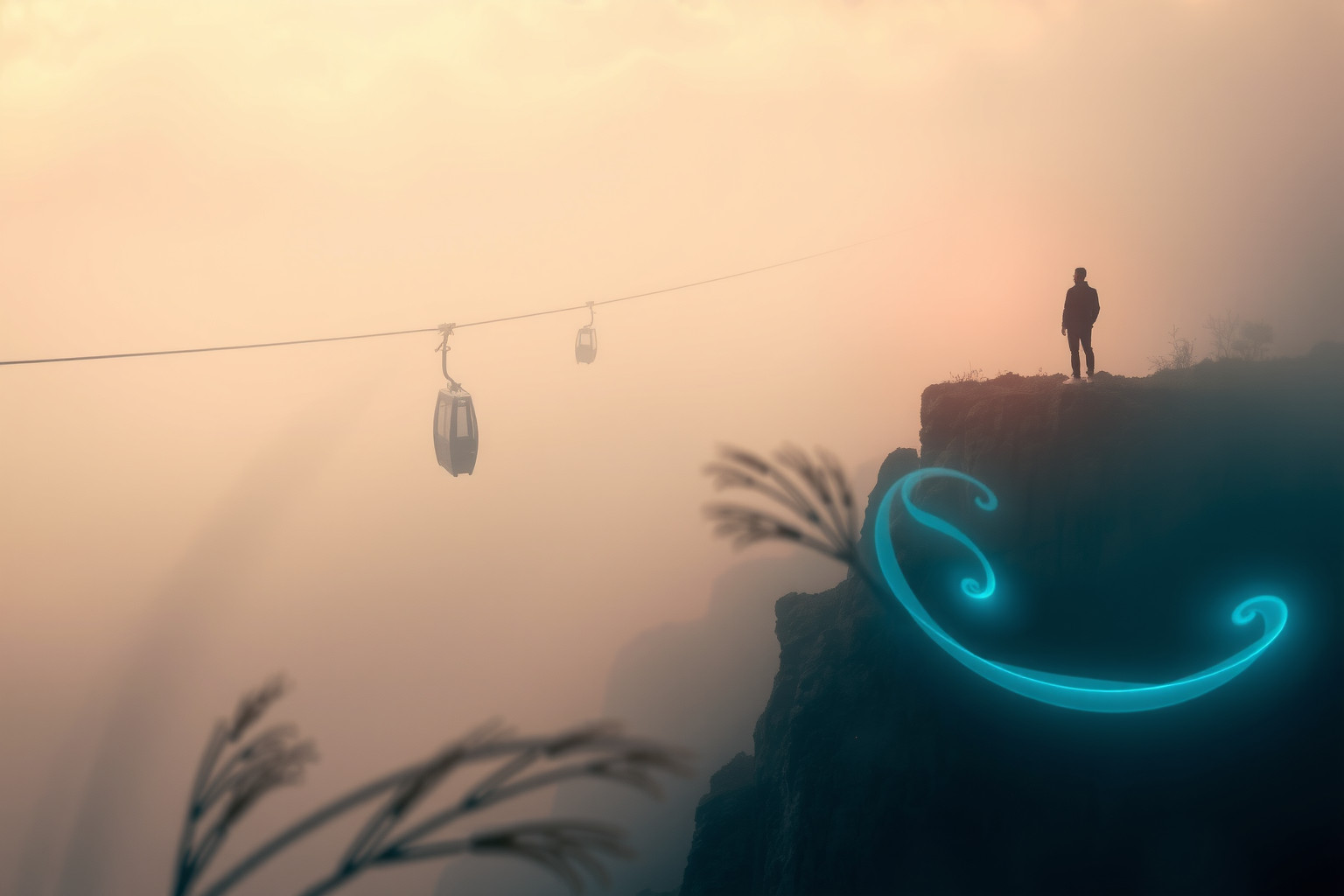 Sognare funivia ignorata rivela timori di sfide imminenti.