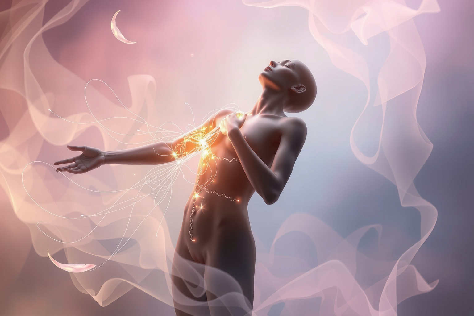 Sognare di incollare parti del corpo simboleggia auto-guarigione profonda.