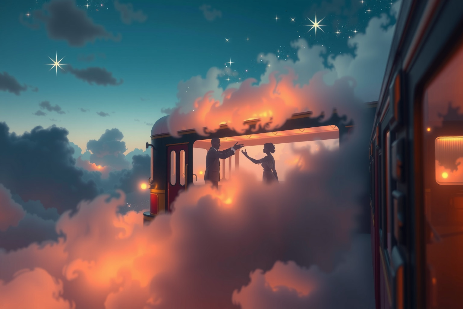 Incontrare persone importanti su treno speciale simboleggia cambiamenti imminenti.