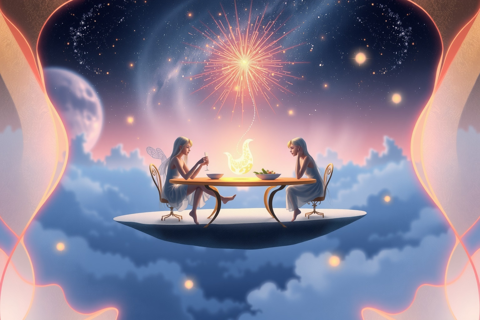 Sognare di mangiare con un amico simboleggia intimità e fiducia.