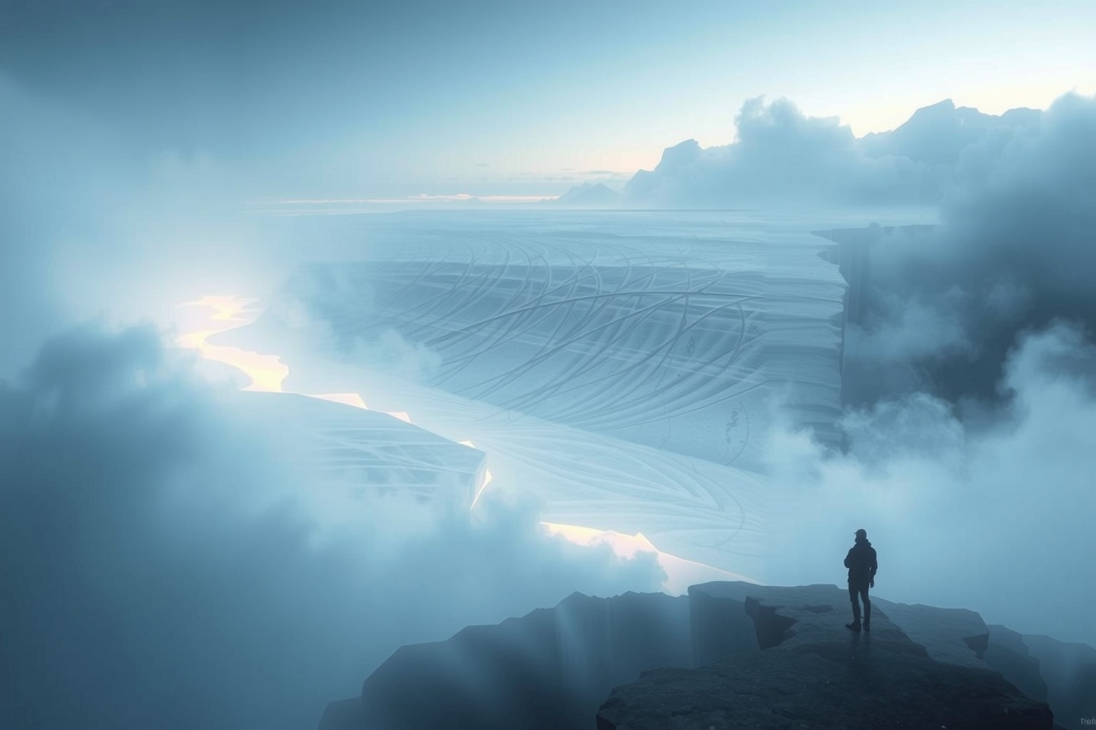 Sognare fenditure lontane simboleggia sfide invisibili da affrontare.