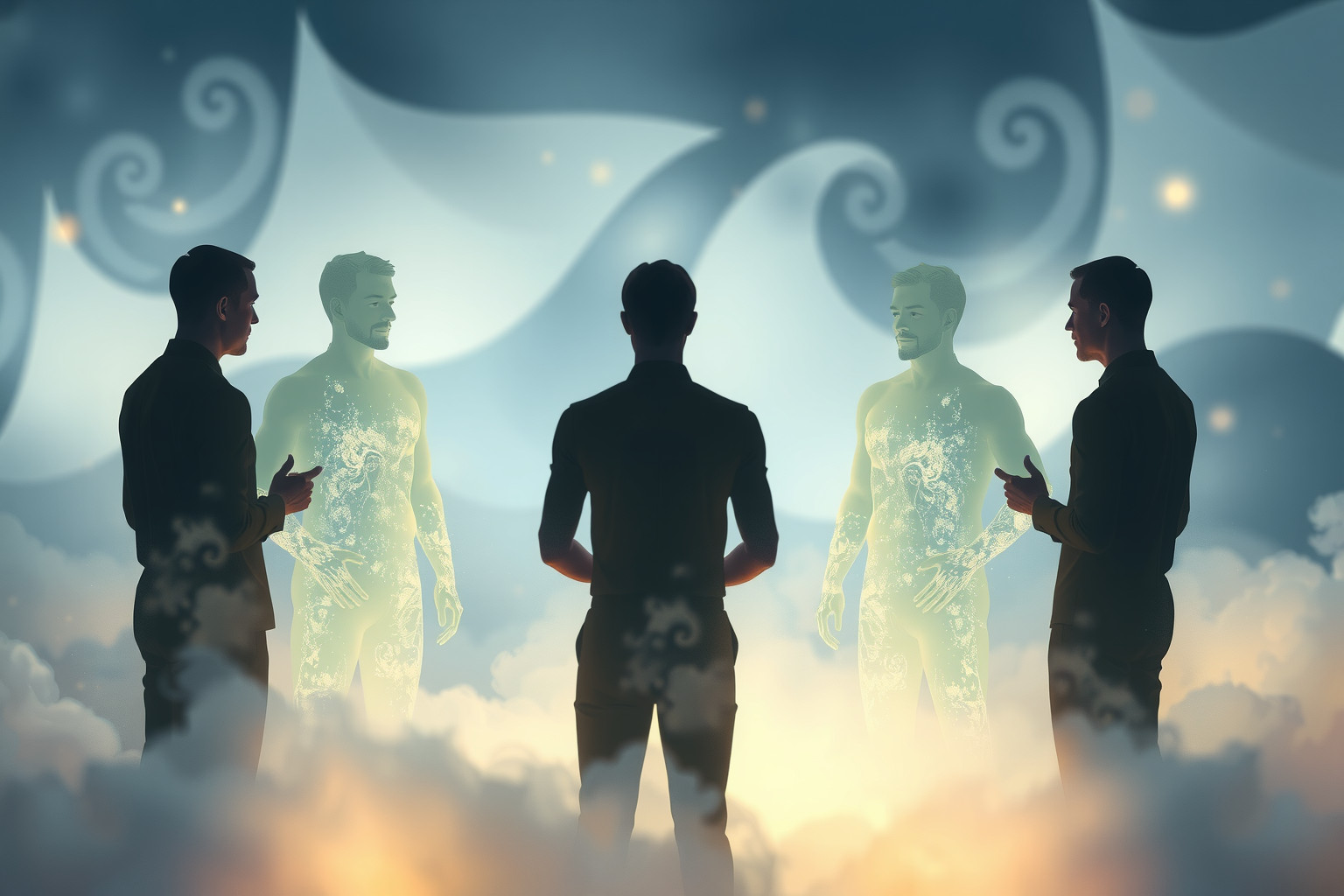 Sognare lavoro in serate maschili riflette ambizioni e relazioni professionali.