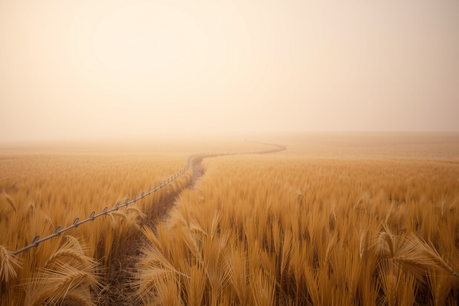 Perdersi in un campo di grano simboleggia confusione interiore e ricerca.