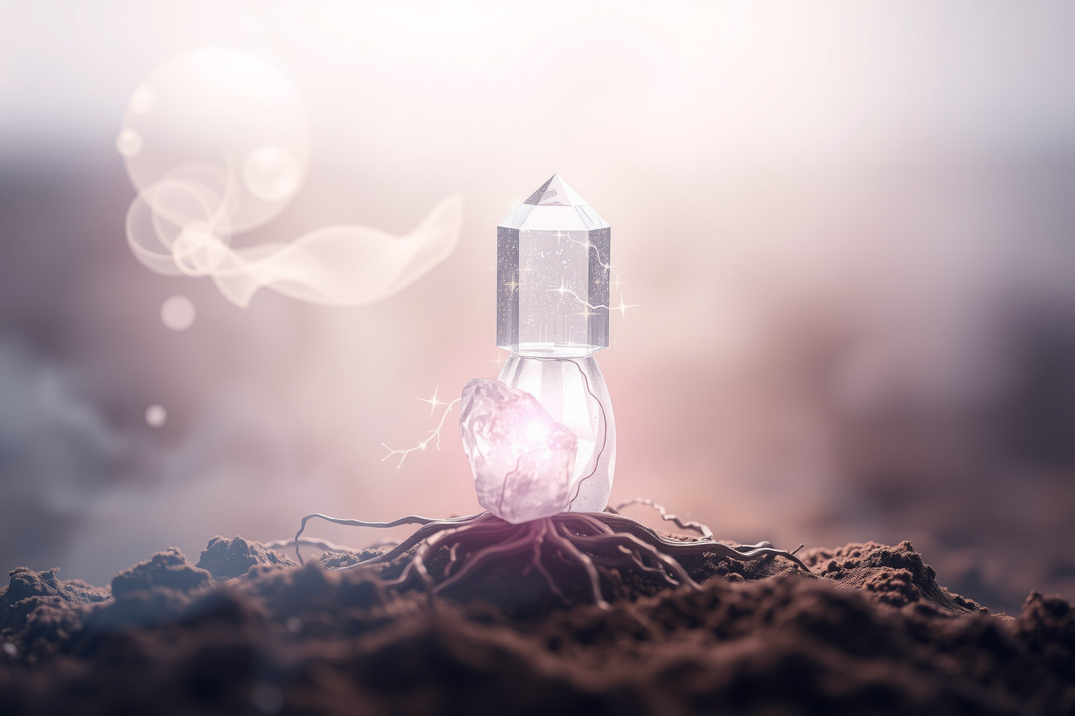 Sognare lepidolite simboleggia equilibrio emotivo e radicamento spirituale interiore.