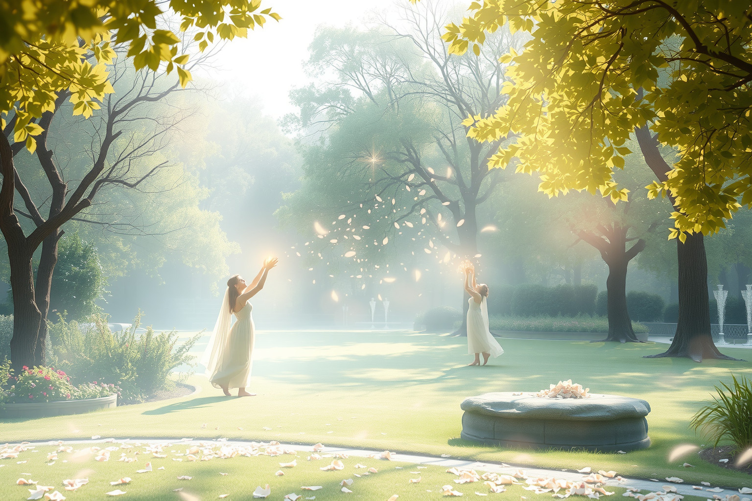 Sognare di pulire un parco simboleggia rinnovamento interiore e chiarezza.