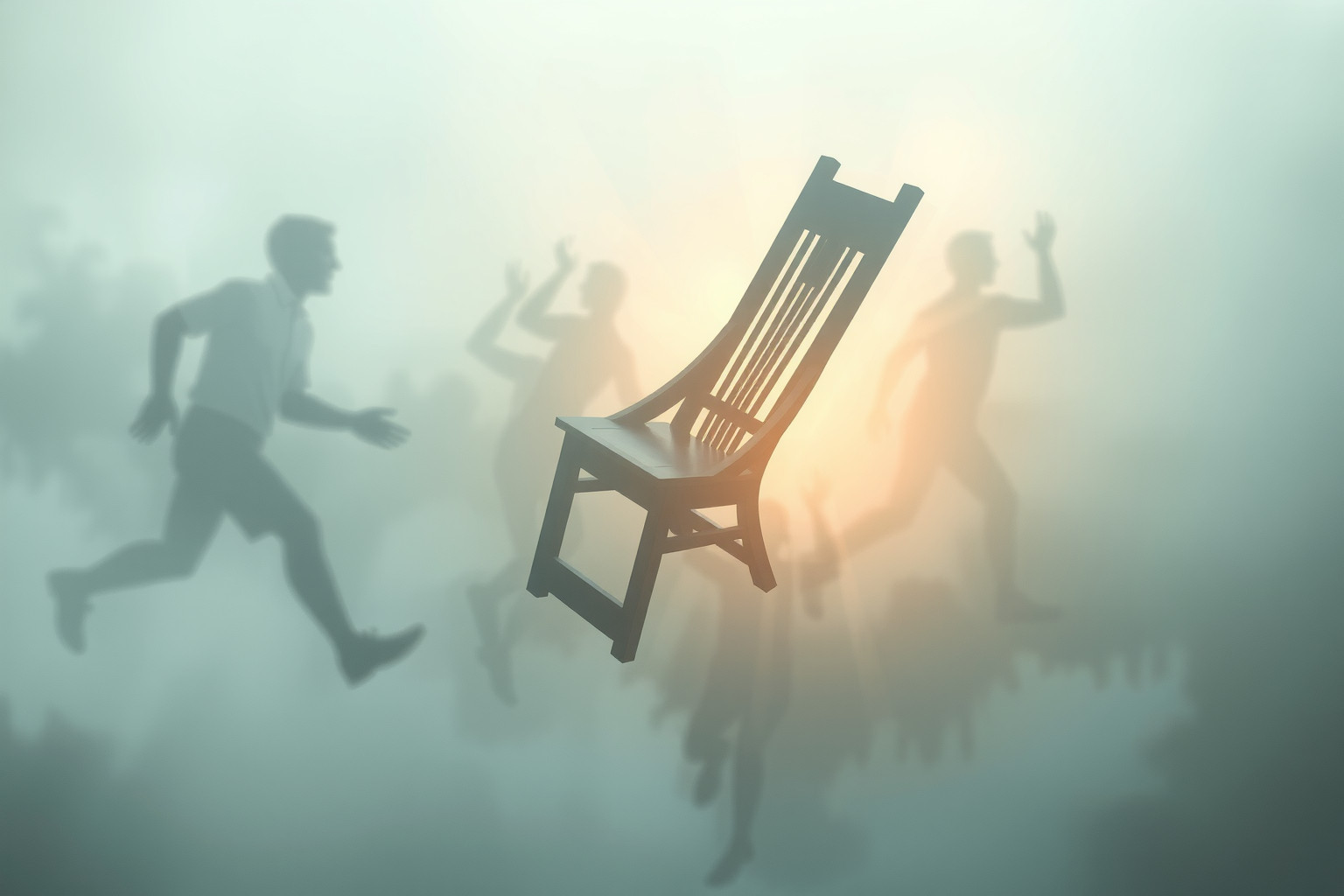 Sognare di ribaltare una sedia simboleggia perdita autorità imminente.