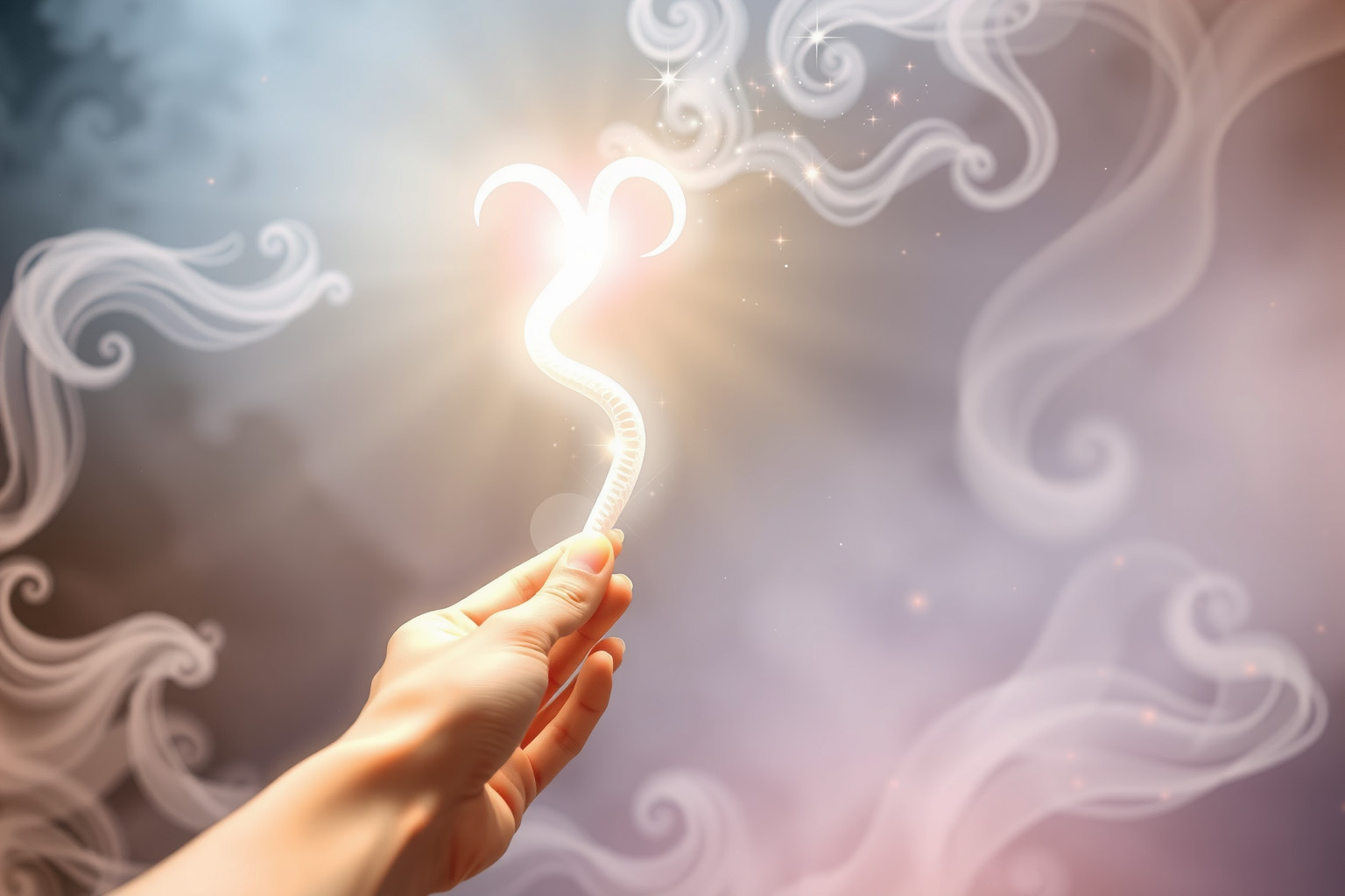 Ricevere il Bastone di Asclepio simboleggia guarigione e potere.