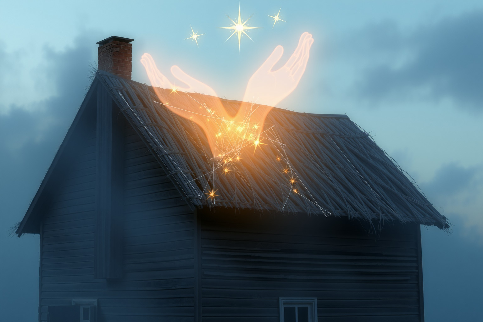 Sognare di riparare il tetto simboleggia protezione e rinascita interiore.