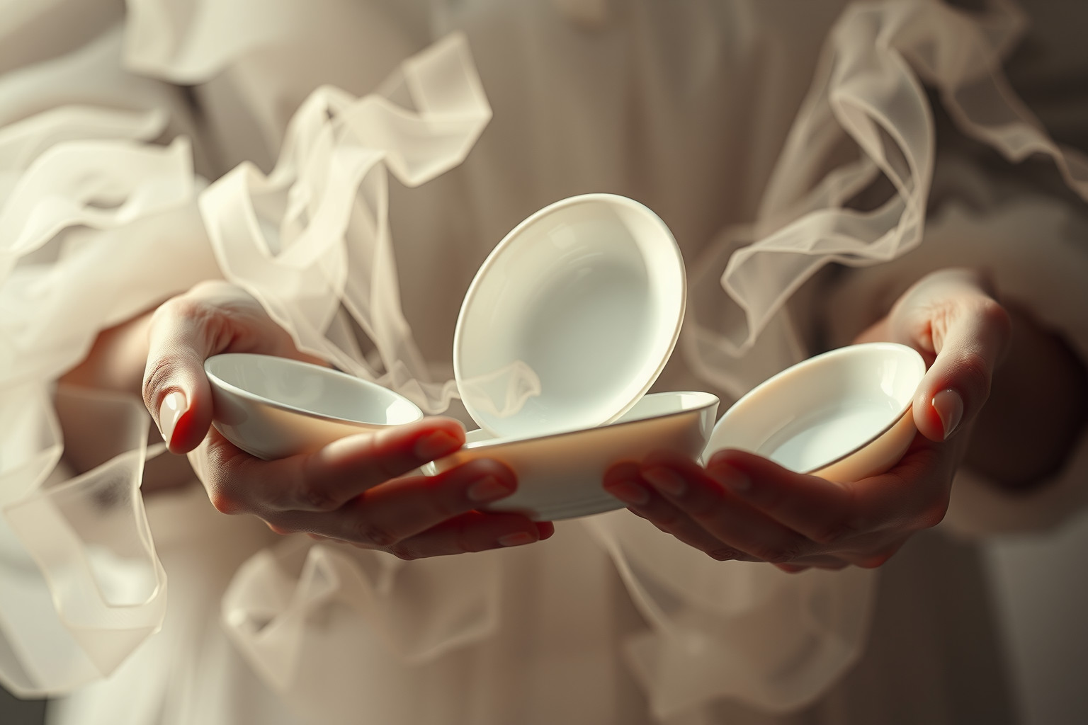 Sognare di rubare un servizio da tavola indica inganno e desiderio.